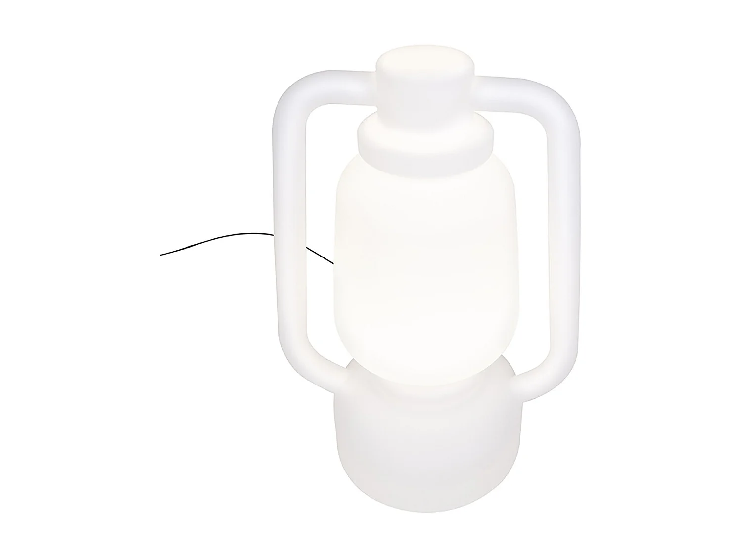 Lampadaire intelligent blanc 110 cm avec Wifi G95 - Storm Extra Large