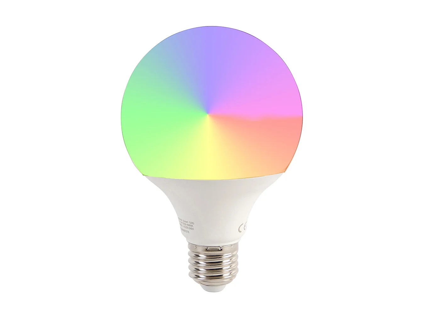 Lampadaire intelligent blanc 110 cm avec Wifi G95 - Storm Extra Large