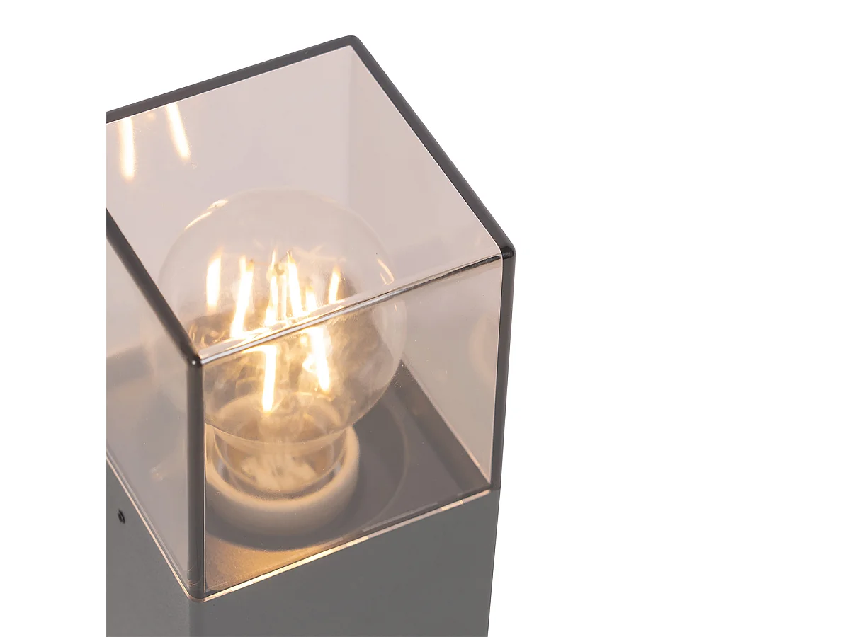 Lampe d'extérieur sur pied moderne 30 cm gris foncé IP44 - Danemark