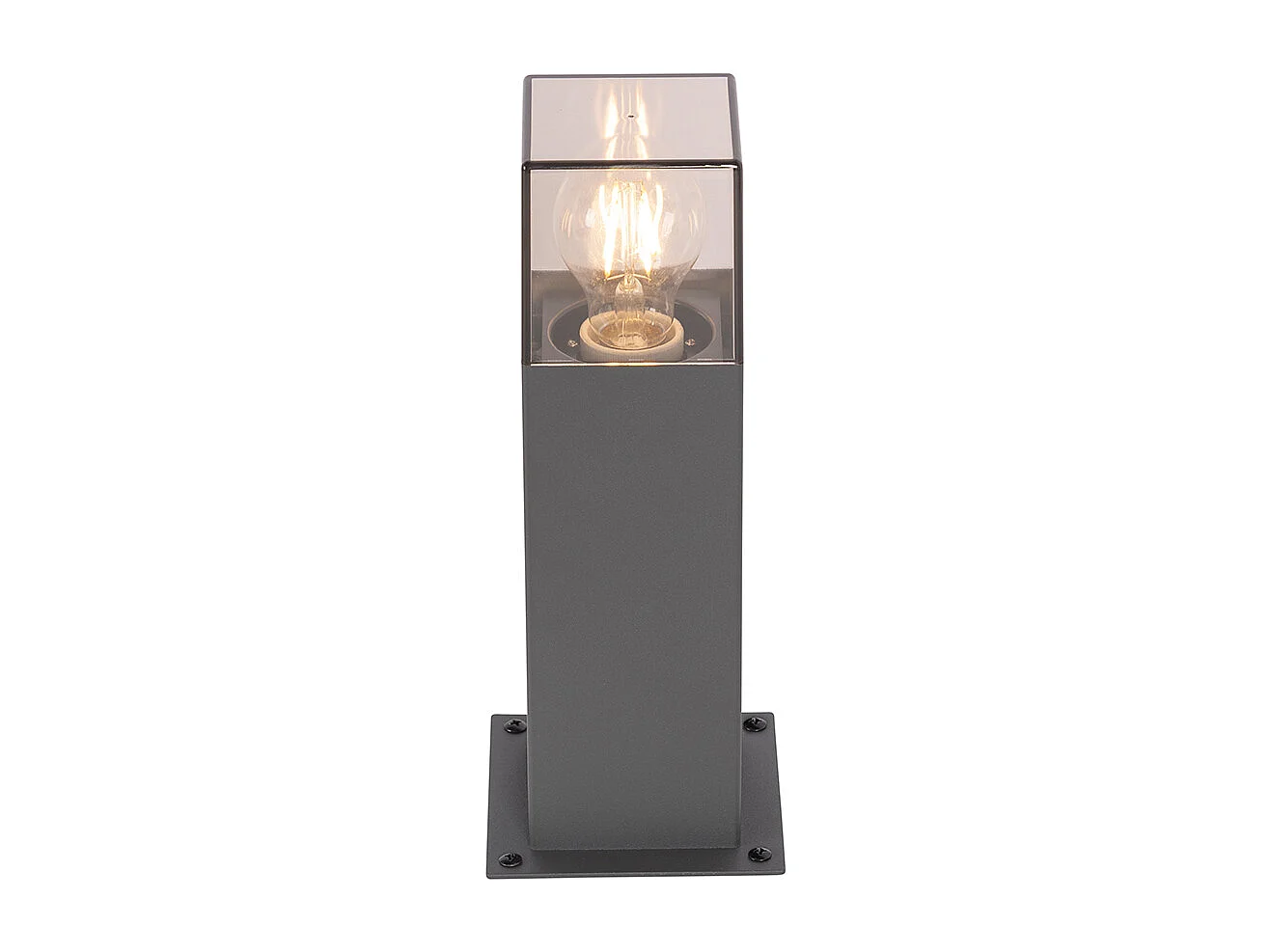 Lampadaire d'extérieur moderne 30 cm gris foncé IP44 - Denmark