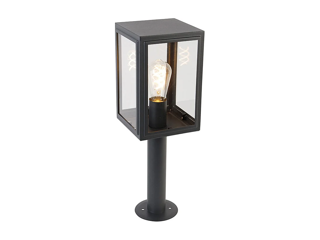 Lampadaire d'extérieur gris 50 cm IP44 - SUTTON
