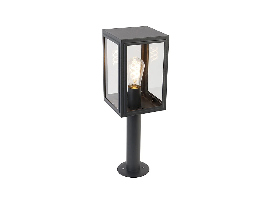Lampadaire d'extérieur gris 50 cm IP44 - SUTTON