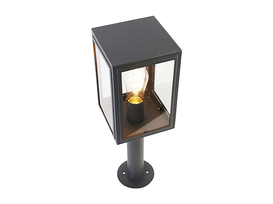 Lampadaire d'extérieur gris 50 cm IP44 - Sutton