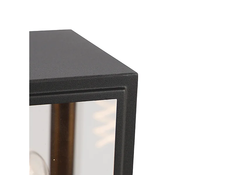 Lampadaire d'extérieur gris 50 cm IP44 - Sutton