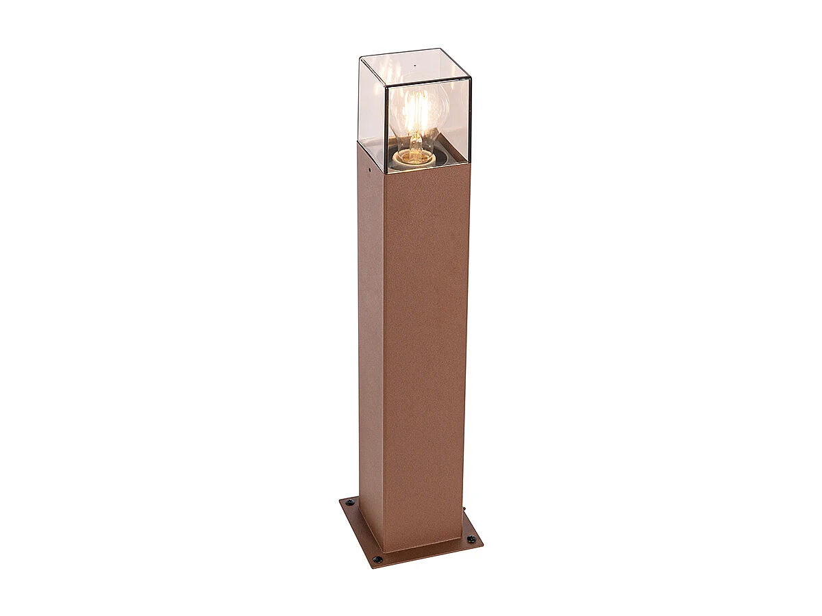 Lampadaire d'extérieur industriel brun rouille 50 cm IP44 - Danemark