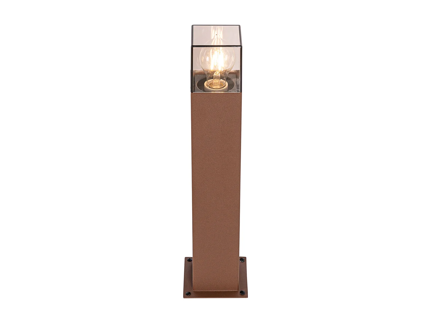 Lampadaire d'extérieur industriel brun rouille 50 cm IP44 - Danemark