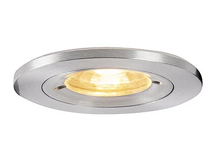 Spot encastrable intelligent acier rond IP44 incl. Wifi GU10 - Xena