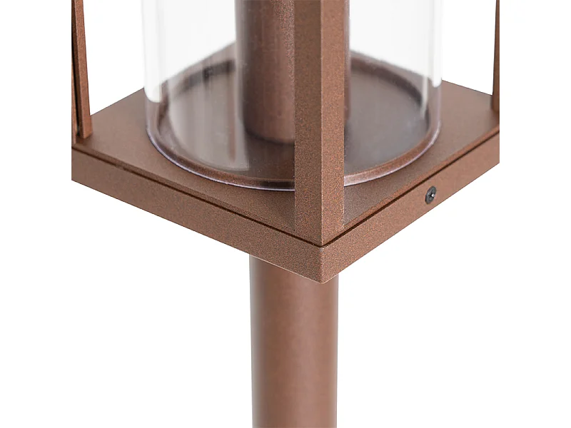 Lanterne d'extérieur industrielle marron rouille 100 cm IP44 - Charlois