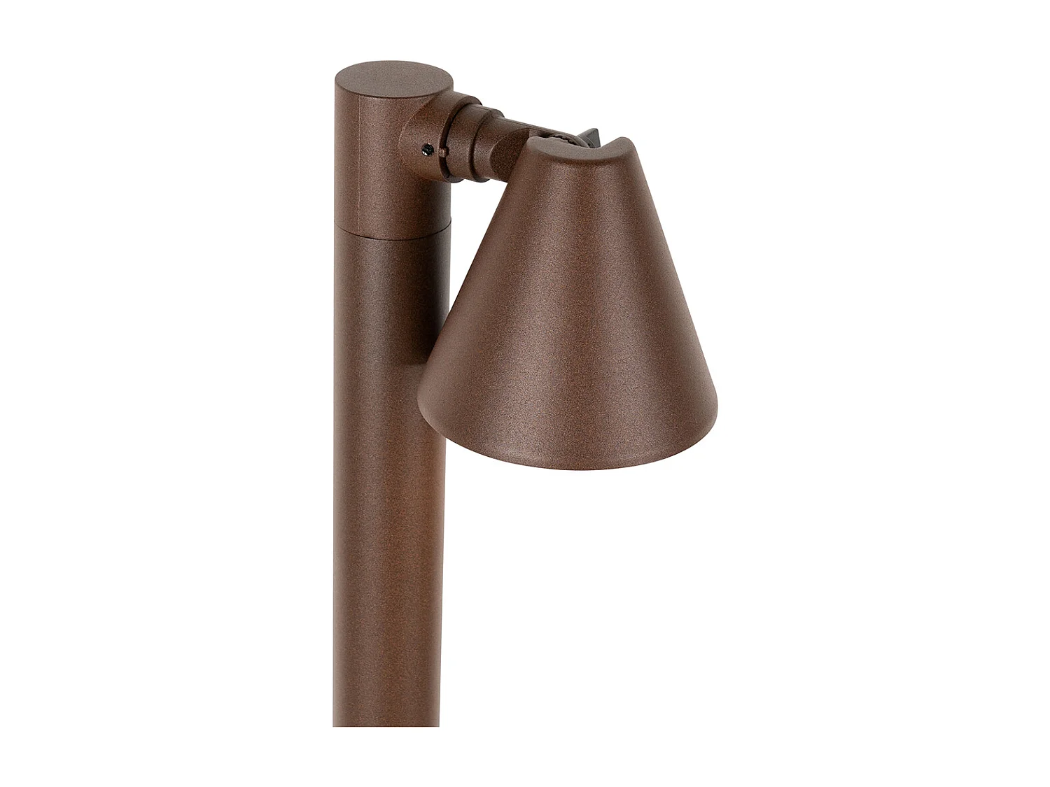 Borne extérieure moderne brun rouille 100 cm IP44 orientable - Ciara