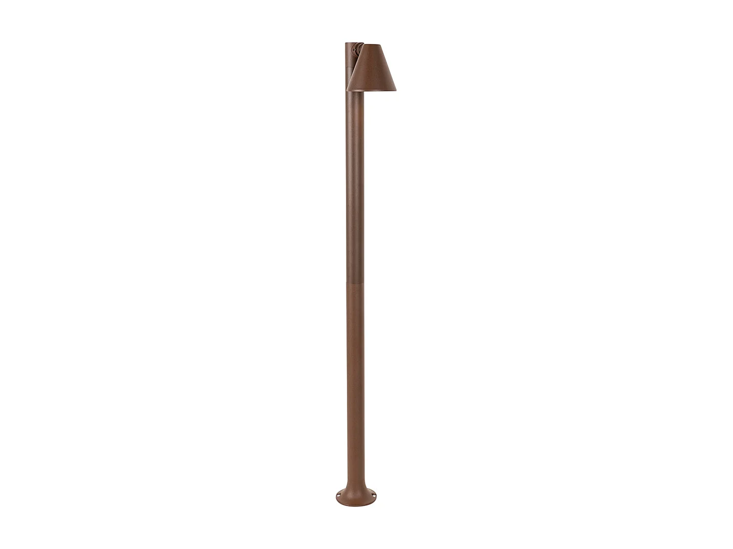 Borne extérieure moderne brun rouille 100 cm IP44 orientable - Ciara