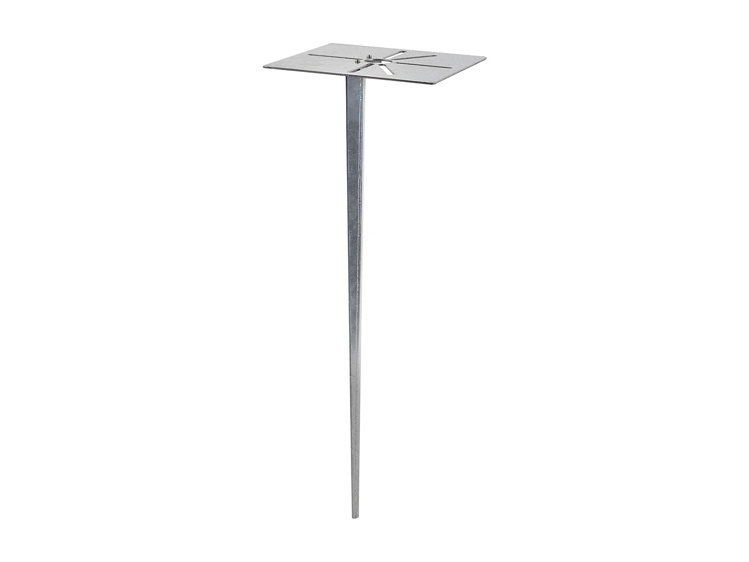 Lampe d'extérieur en acier avec douille IP44 - Malios avec piquet de terre et presse-étoupe