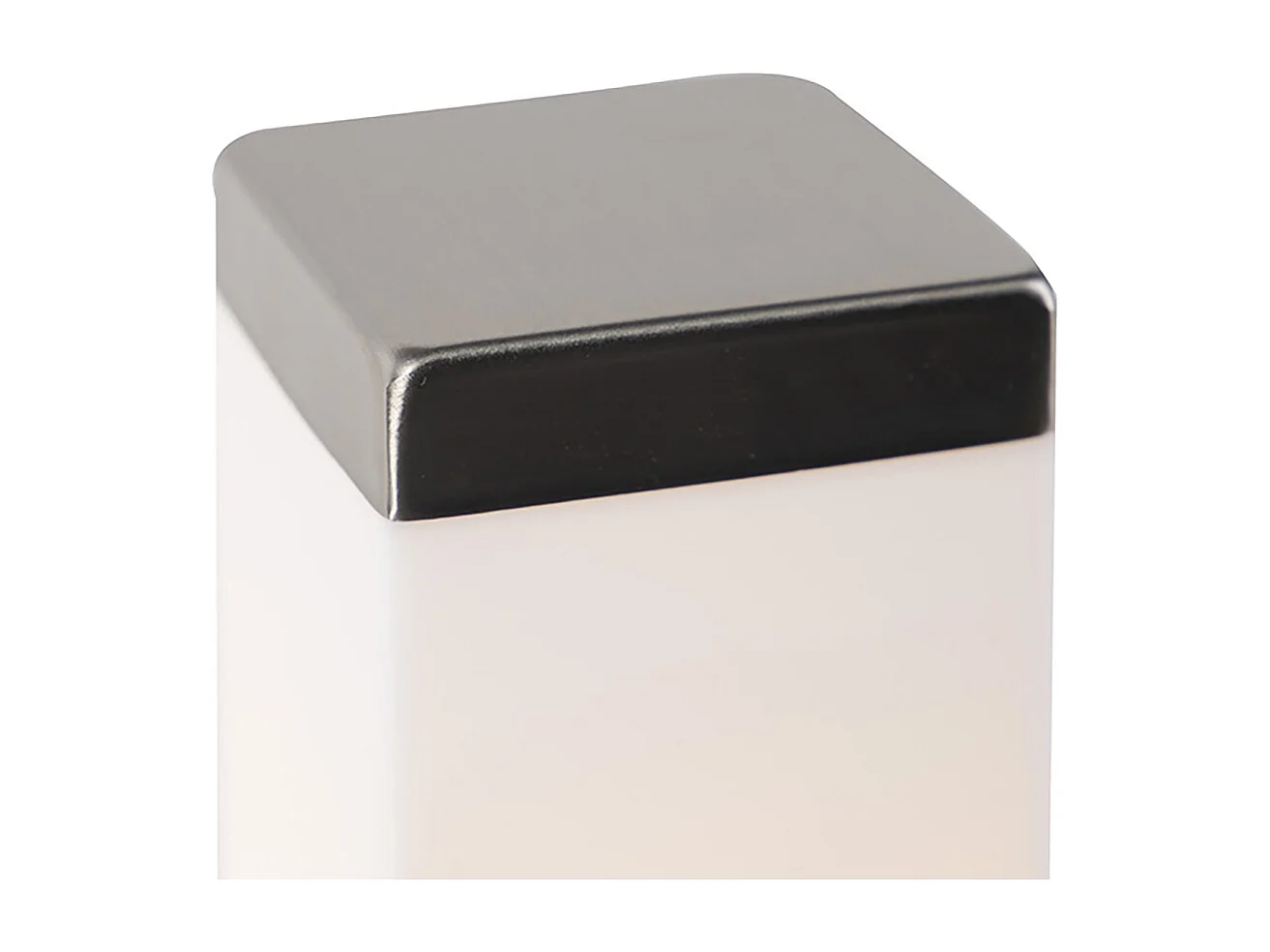 Lampe d'extérieur en acier avec douille IP44 - Malios avec piquet de terre et presse-étoupe