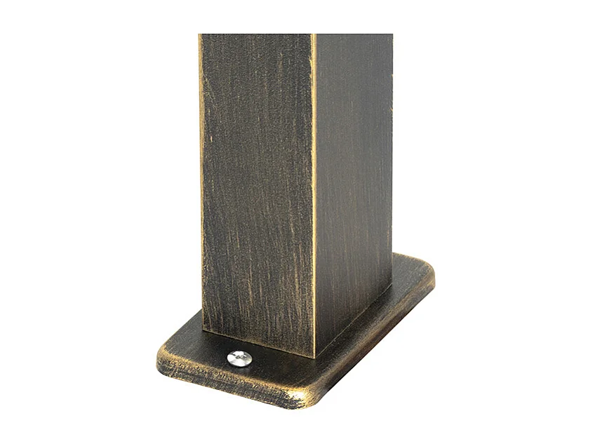 Lampe d'extérieur sur pied industrielle or antique 65 cm IP44 - Baleno