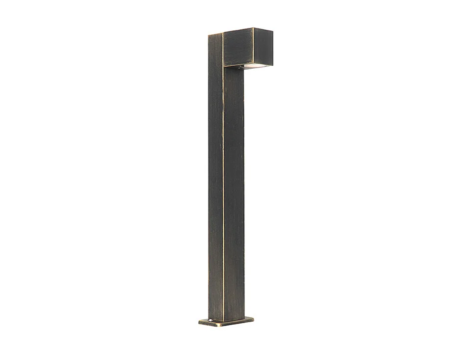 Lampadaire d'extérieur industriel or antique 65 cm IP44 - Baleno