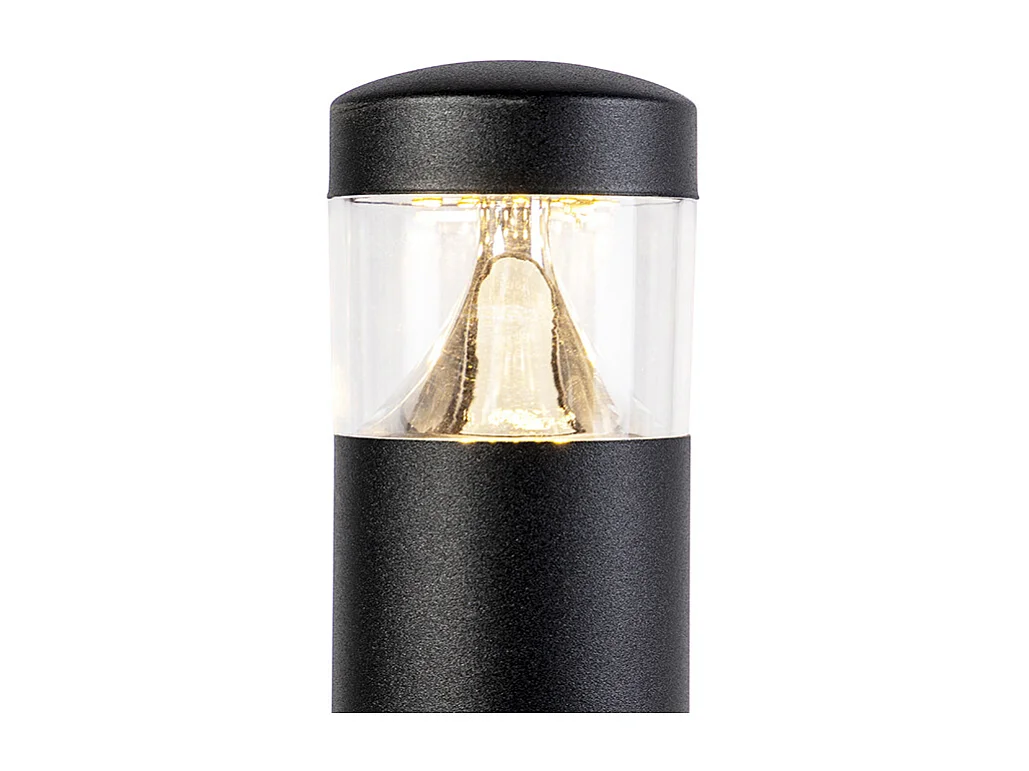 Lampe d'extérieur moderne noire 100 cm IP44 avec LED - Roxy