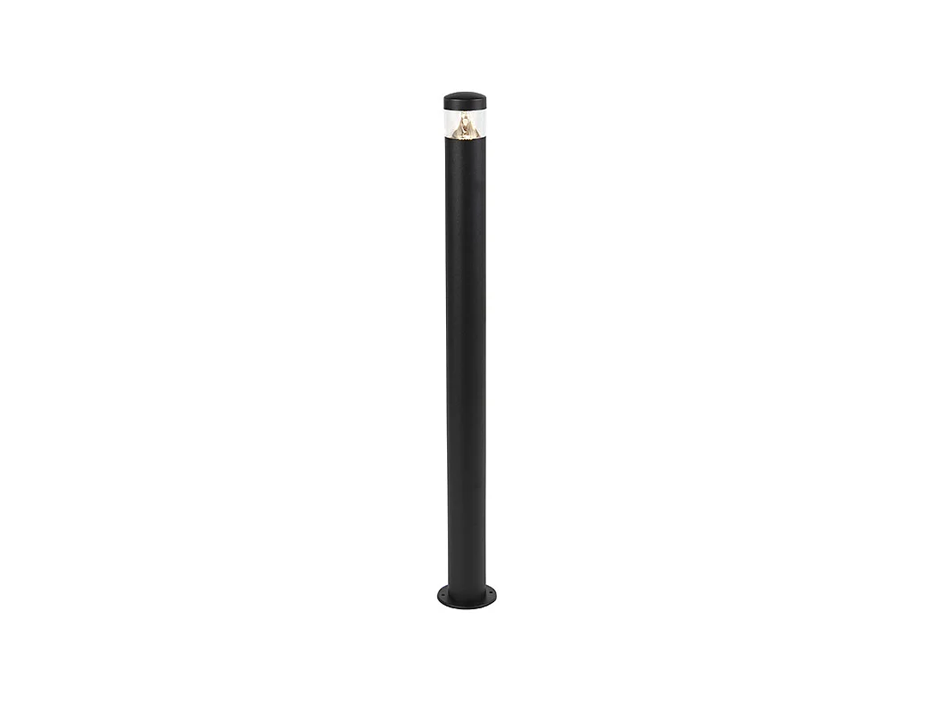 Lampe d'extérieur moderne noire 100 cm IP44 avec LED - Roxy