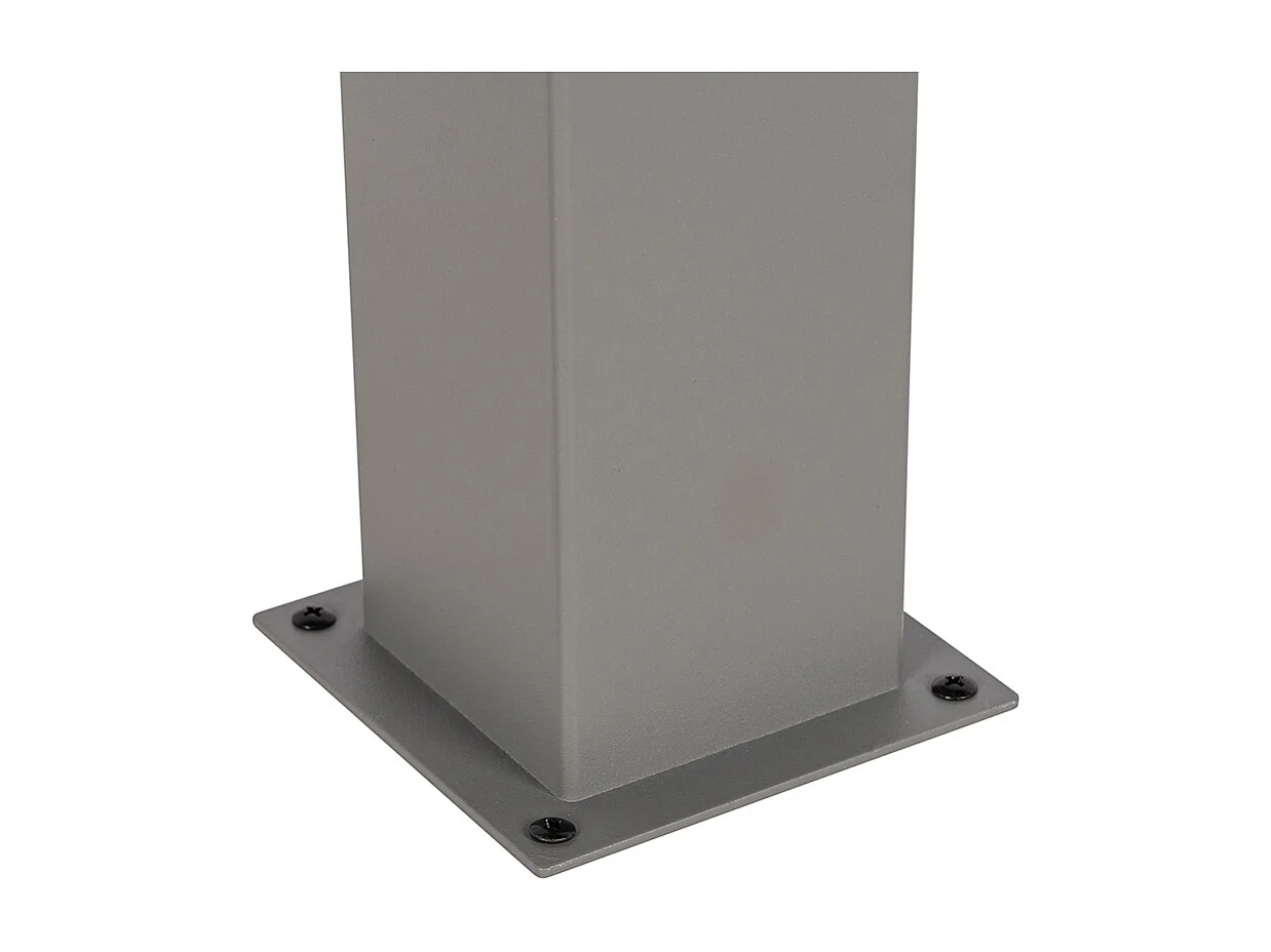 Lampe d'extérieur sur pied moderne grise 50 cm IP44 - Danemark