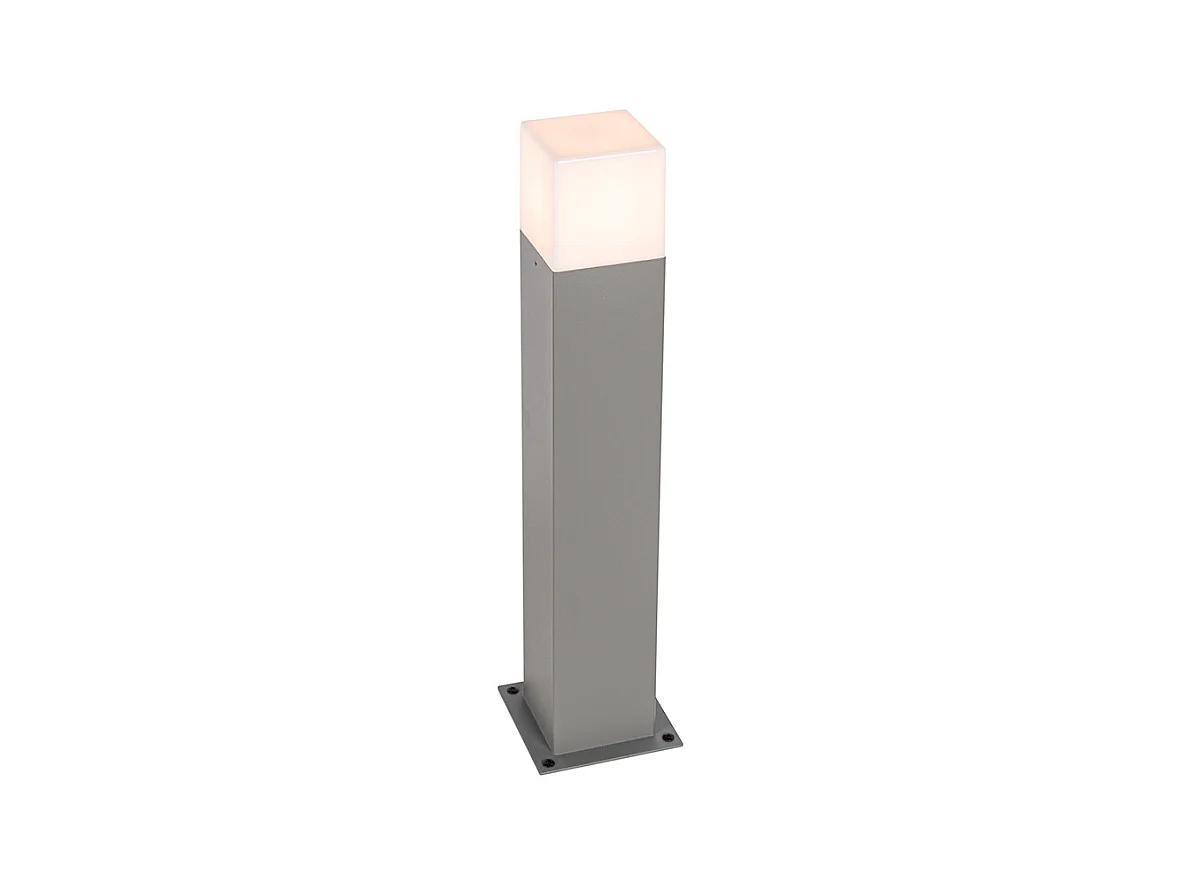 Lampe d'extérieur sur pied moderne grise 50 cm IP44 - Danemark