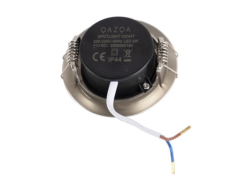 Lot de 5 spots encastrables argentés dimmables en 3 étapes - Ulo