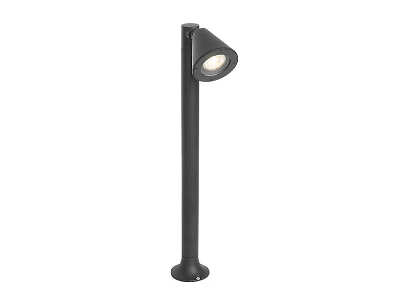 Poteau extérieur moderne noir 60 cm IP44 - Ciara
