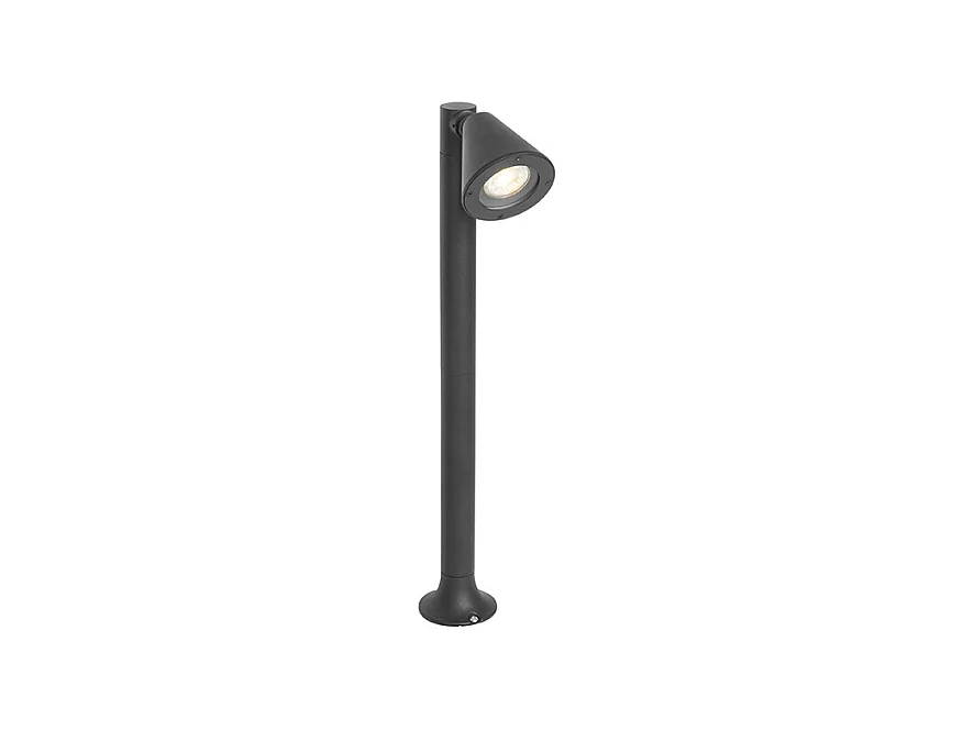 Poteau extérieur moderne noir 60 cm IP44 - Ciara