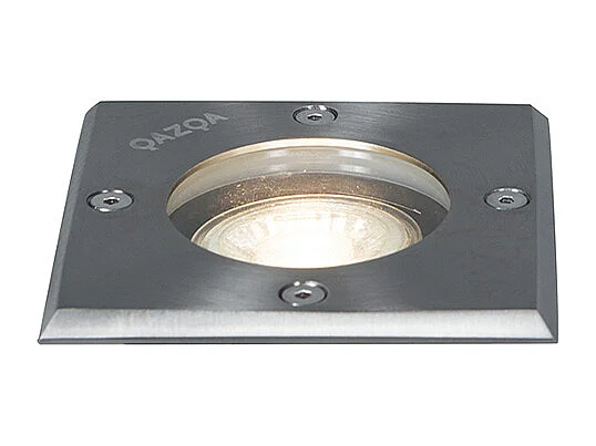 Spot encastré au sol en acier 10,5 cm IP65 - Basic Square