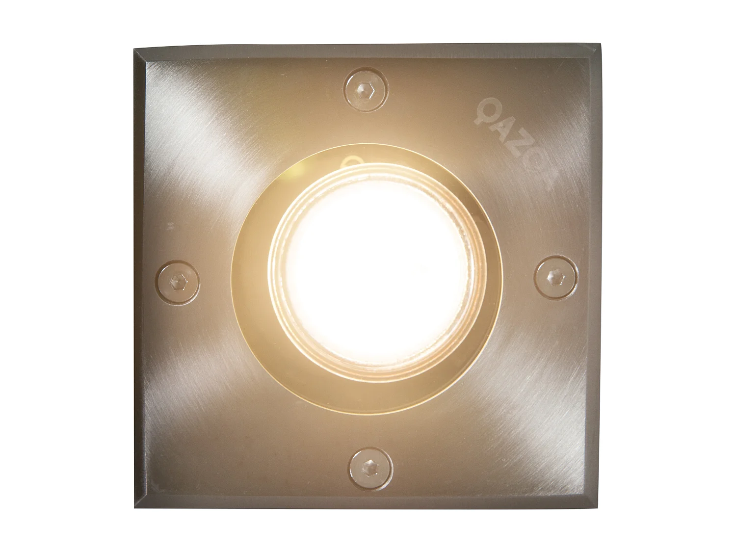 Spot encastré au sol en acier 10,5 cm IP65 - Basic Square