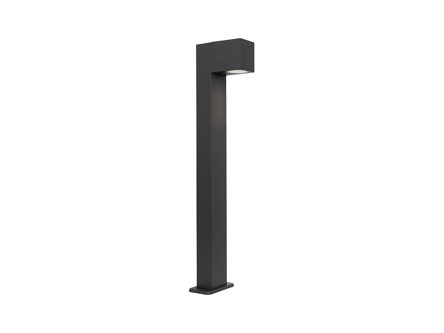 Lampe d'extérieur sur pied intelligente anthracite 65 cm IP44 avec Wifi GU10 - Baleno