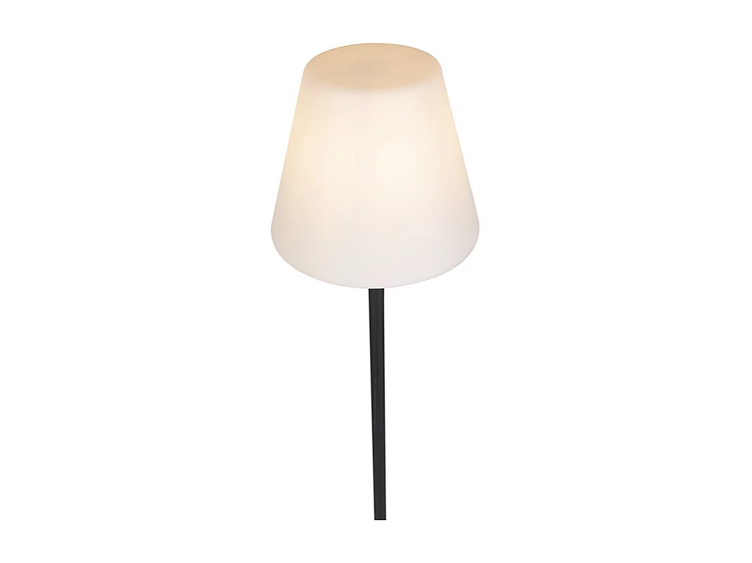 Lampadaire d'extérieur moderne noir - Virginia