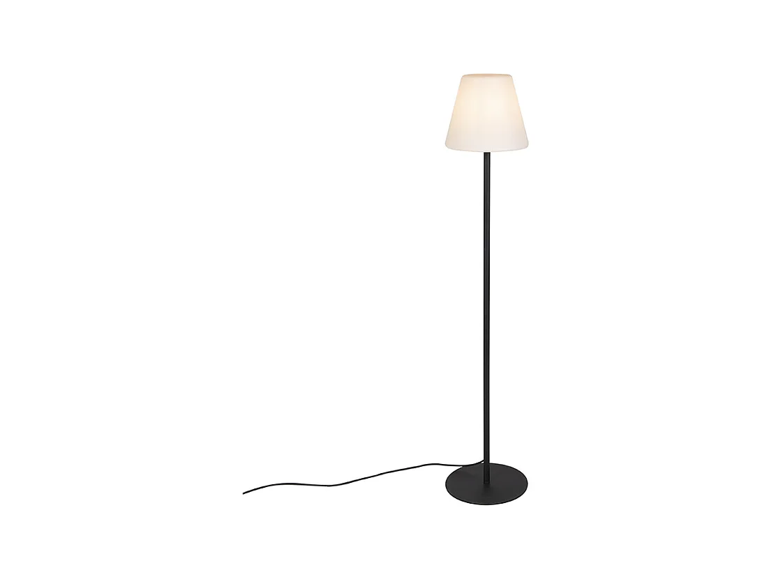 Lampadaire moderne noir extérieur - Virginia