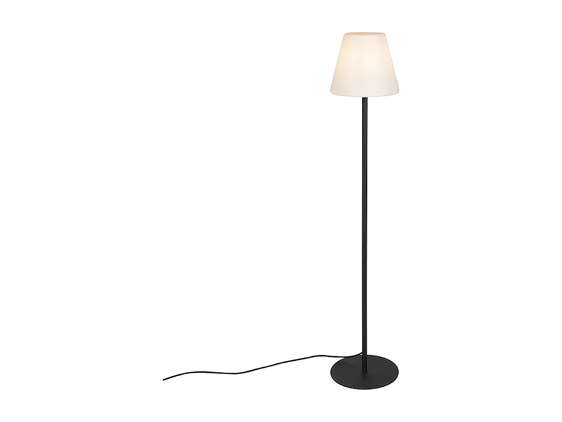 Lampadaire d'extérieur moderne noir - Virginia