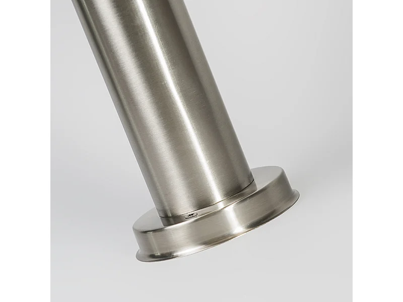 Lampe d'extérieur acier inox 50 cm - Sfera avec broche de masse et gaine de câble