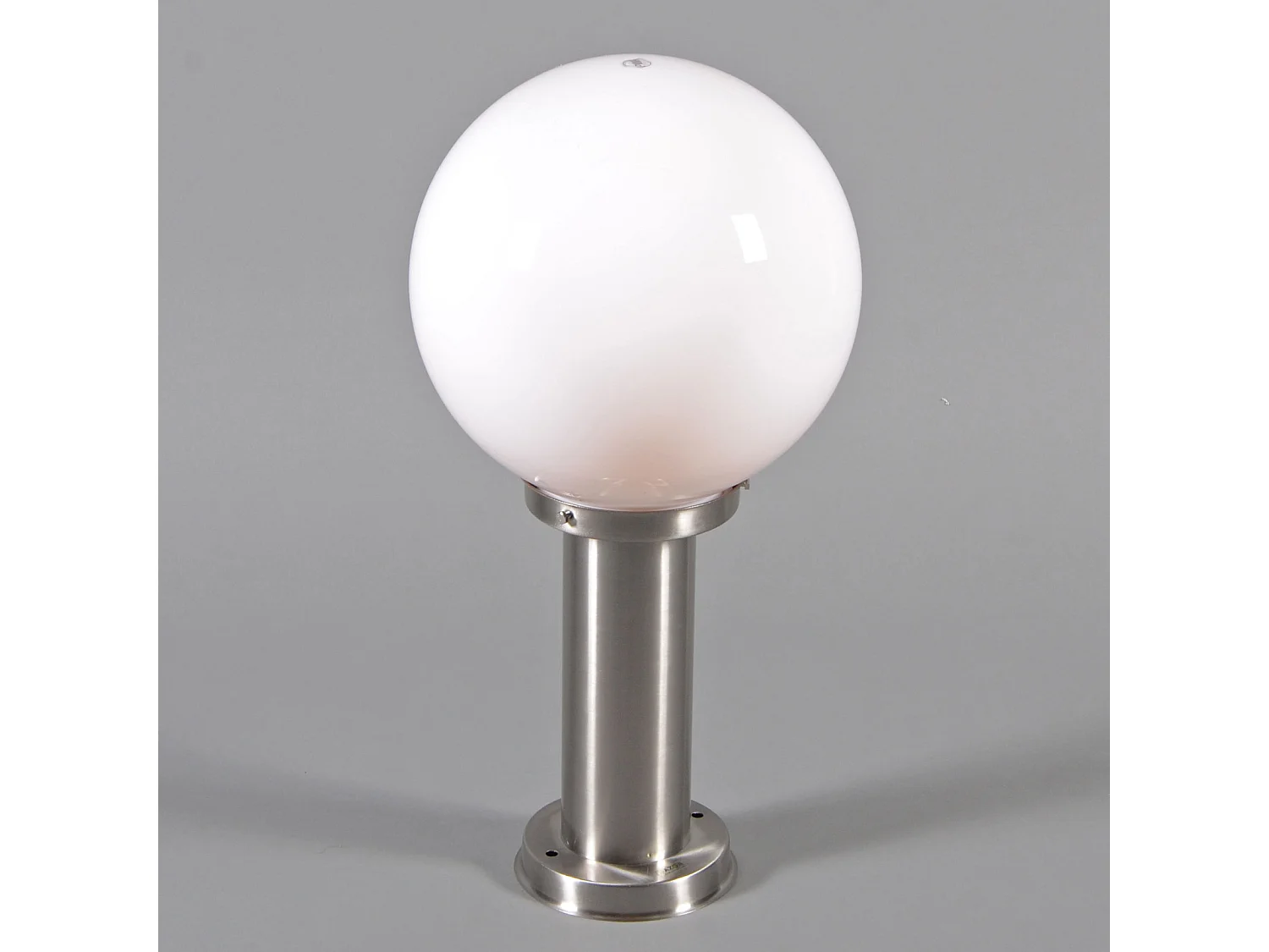 Lampe d'extérieur en acier inoxydable 50 cm - Sfera avec piquet de terre et presse-étoupe