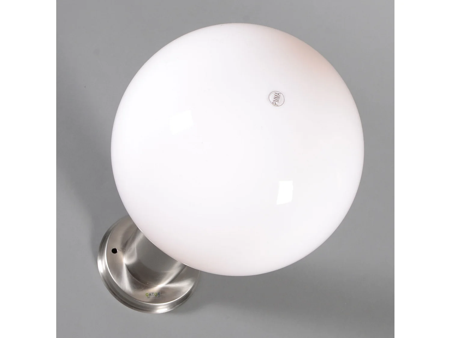 Lampe d'extérieur en acier inoxydable 50 cm - Sfera avec piquet de terre et presse-étoupe