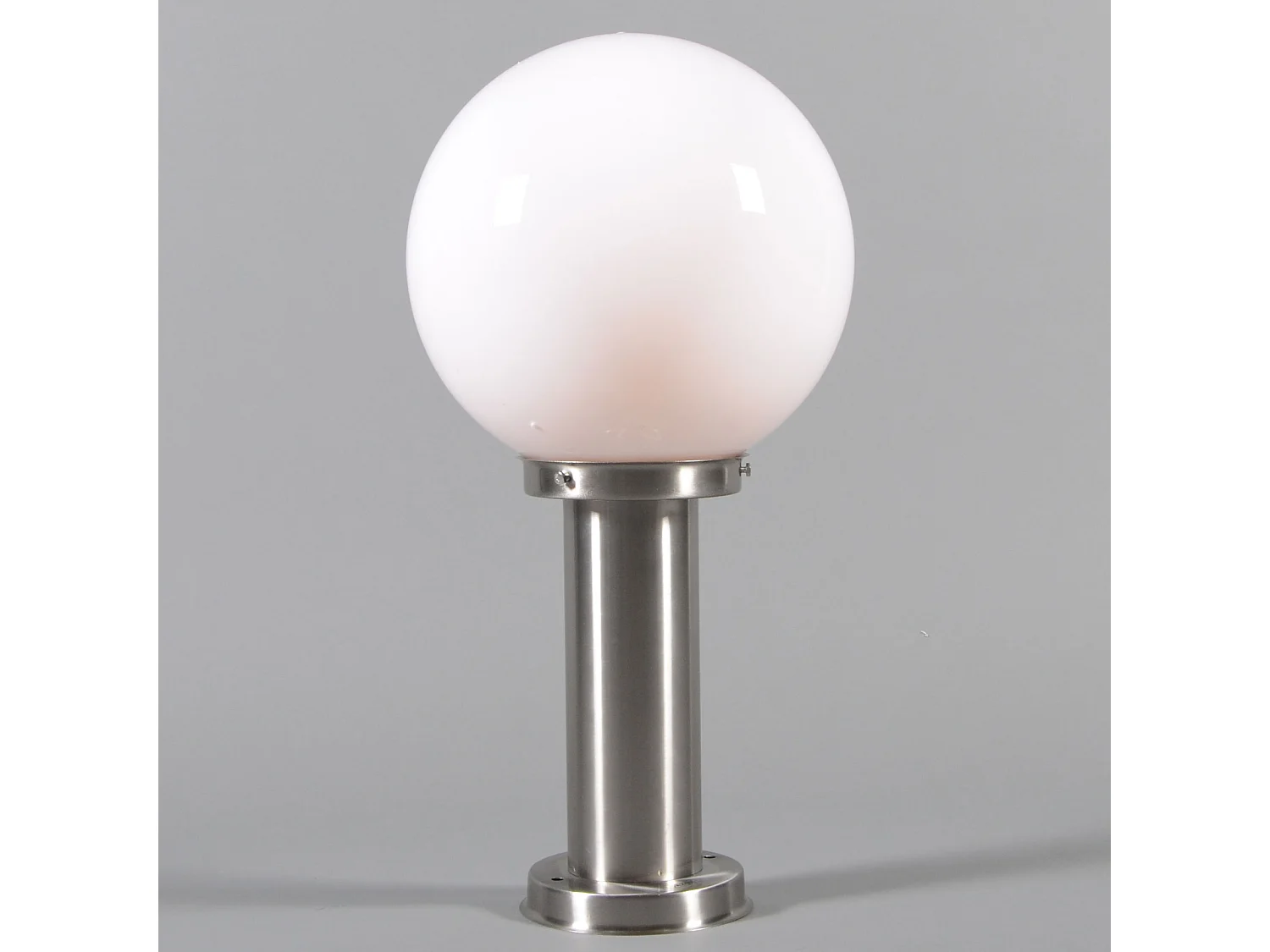 Lampe d'extérieur en acier inoxydable 50 cm - Sfera avec piquet de terre et presse-étoupe