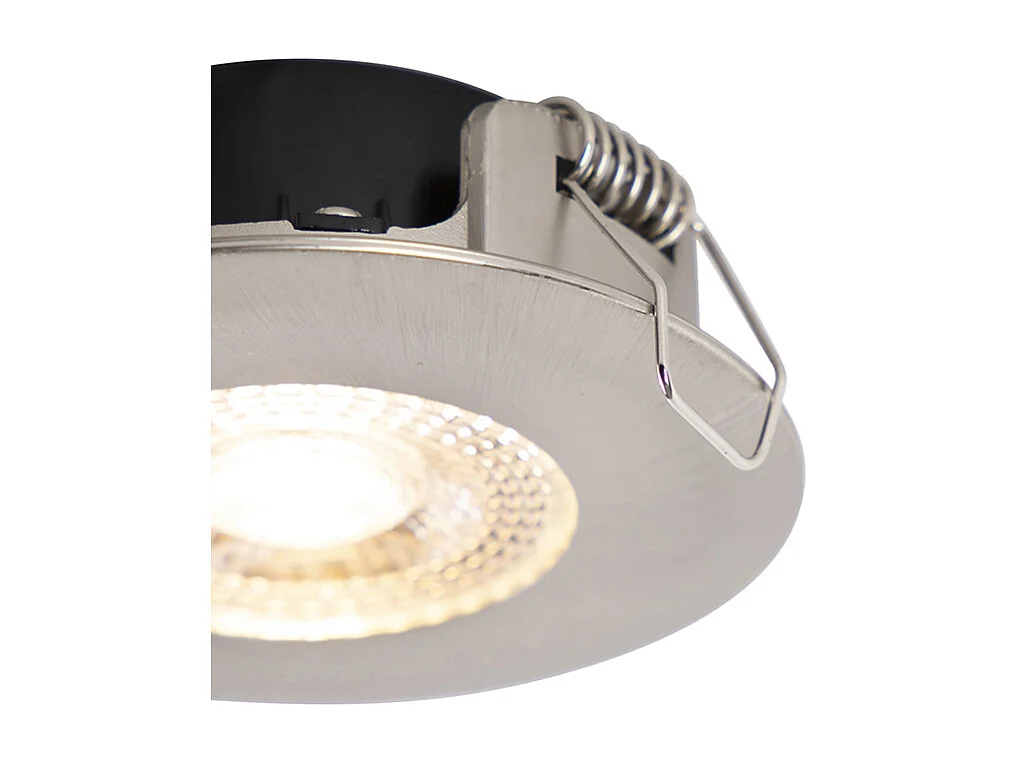 Spot encastré argent avec LED à intensité variable 3 niveaux - Ulo