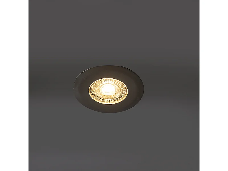Spot encastré argent avec LED à intensité variable 3 niveaux - Ulo