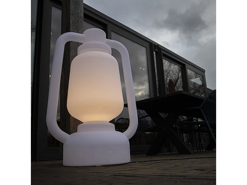 Lampadaire blanc 110 cm IP44- Storm Extra Large