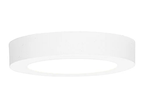 Spot encastrable ou apparent blanc 14 cm LED incluse à intensité variable en 3 étapes avec interrupteur DIP - Trans