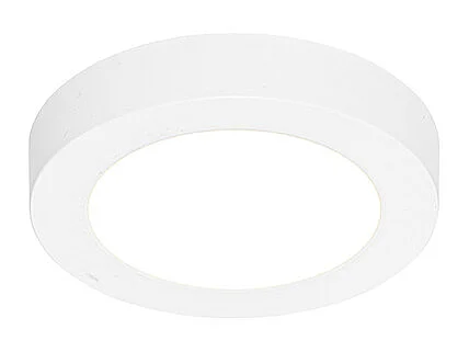 Spot encastrable ou apparent blanc 14 cm LED incluse à intensité variable en 3 étapes avec interrupteur DIP - Trans