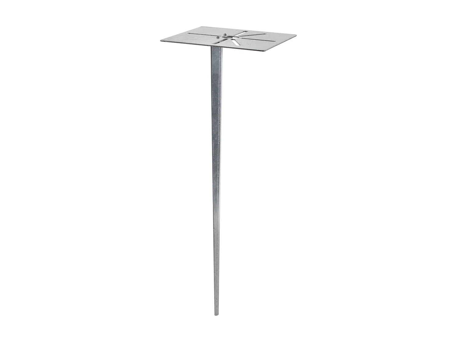 Piquet d'extérieur noir en verre opale 50 cm avec piquet de terre et presse-étoupe - Danemark