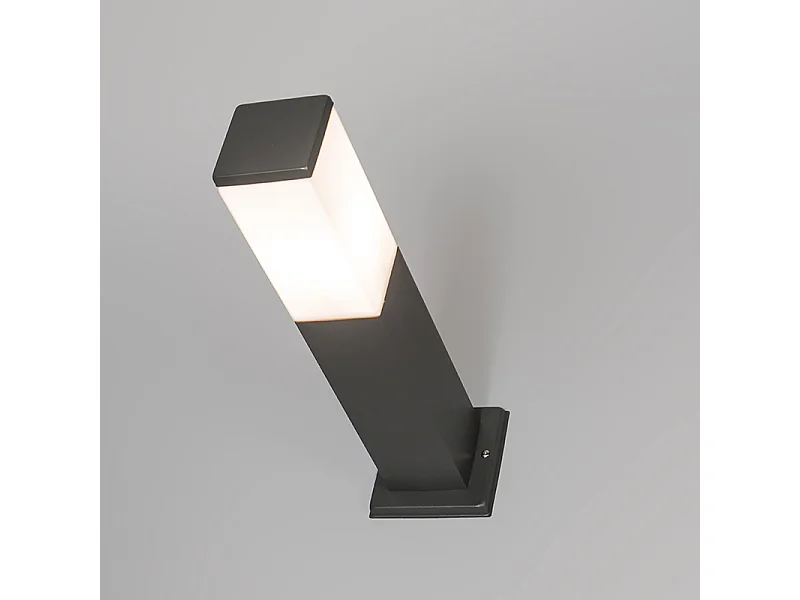 Lampadaire d'extérieur intelligent gris foncé 45 cm avec WiFi P45 - Malios