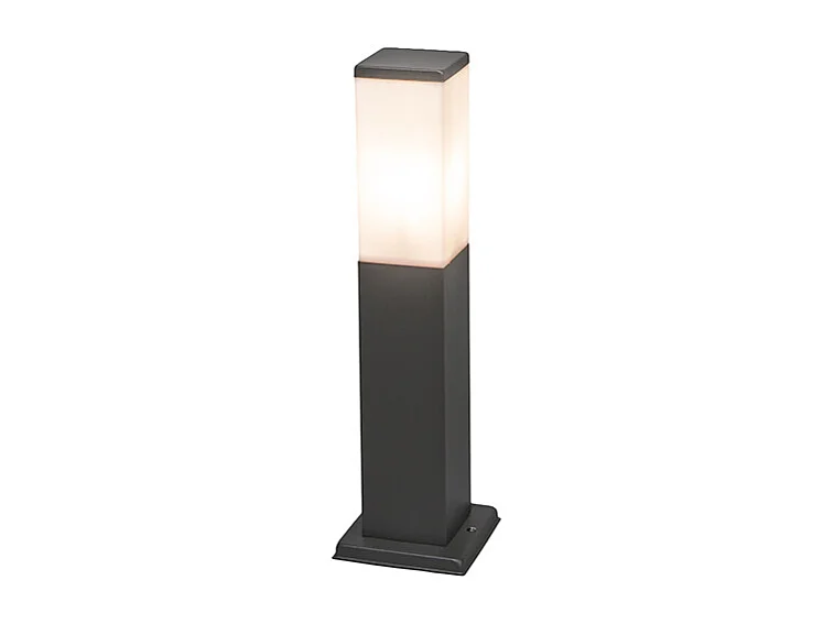 Lampadaire d'extérieur intelligent gris foncé 45 cm avec WiFi P45 - Malios