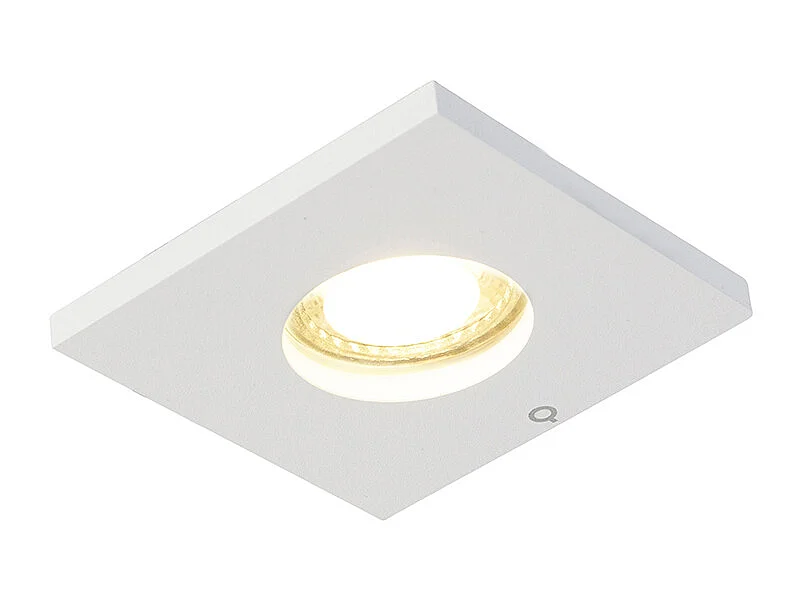 Spot encastré moderne blanc pour salle de bain - Doku