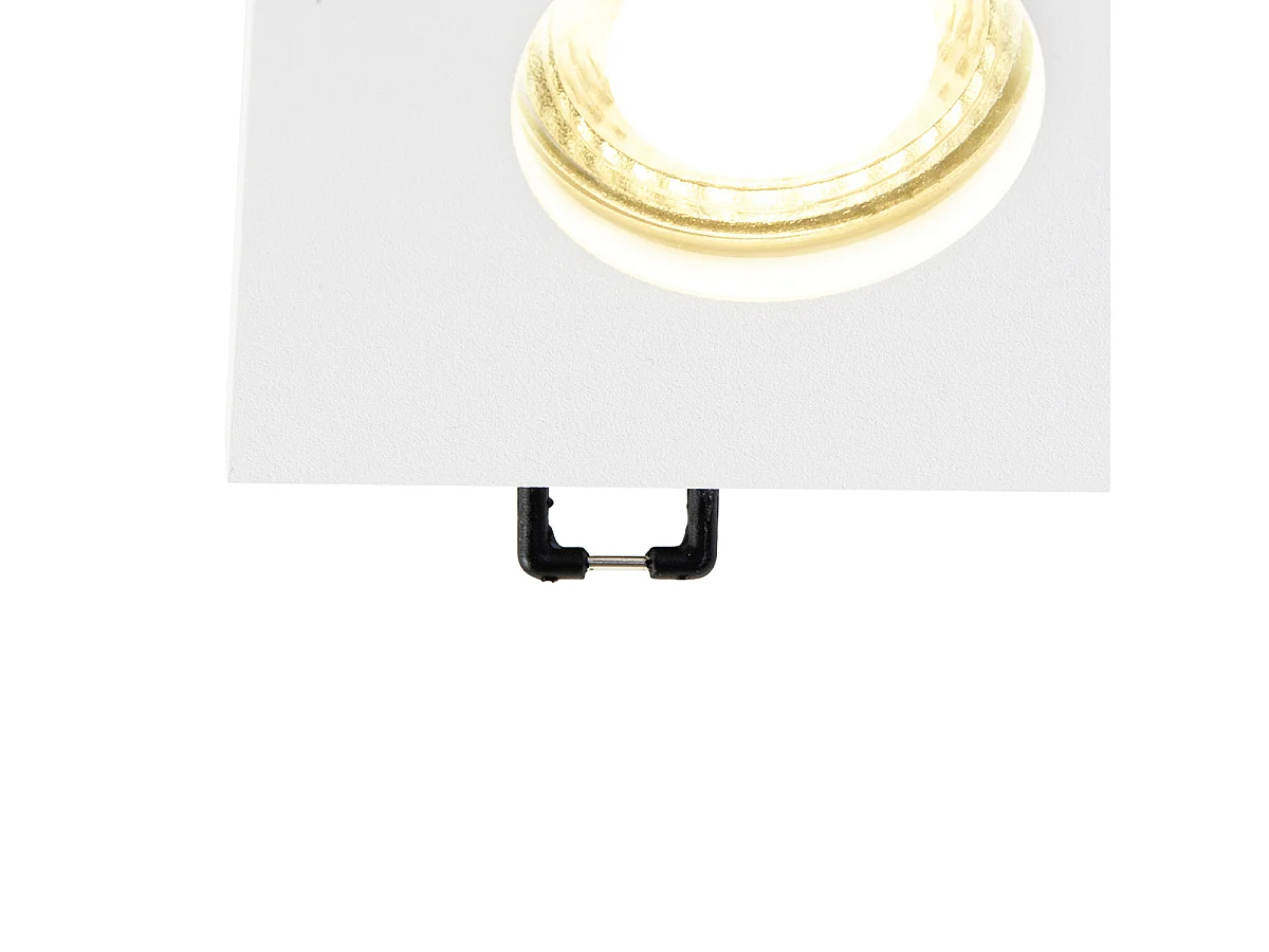 Spot encastré moderne blanc pour salle de bain - Doku