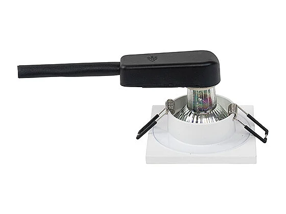 Spot encastré moderne blanc pour salle de bain - Doku