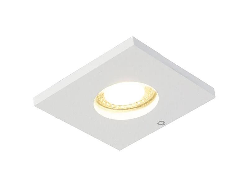 Spot encastré moderne blanc pour salle de bain - Doku