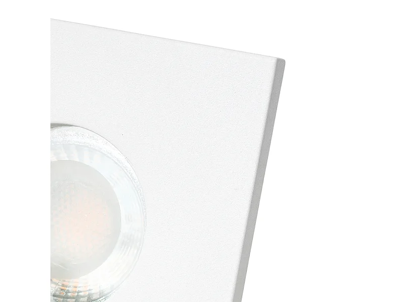 Spot encastré moderne blanc pour salle de bain - Doku