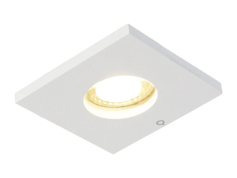 Spot encastré moderne blanc pour salle de bain - Doku