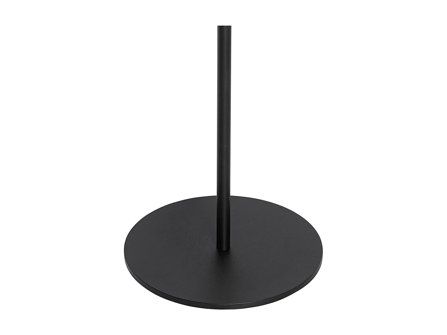 Lampadaire d'extérieur noir avec LED dimmable en 3 étapes sur solaire - Ferre